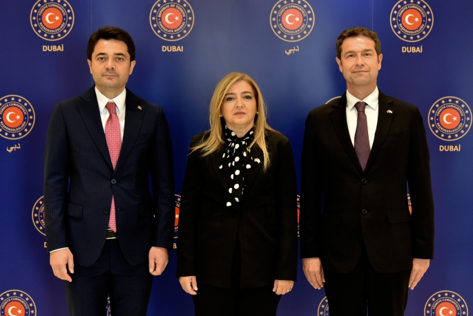 Ombudsman Varol, TC Abu Dabi Büyükelçisi Tunçer ve TC Dubai Başkonsolosu Şaylan’ı ziyaret etti