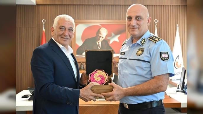 Özçınar, İskele Polis Müdürlüğü’ne atanan Erem’i kabul etti