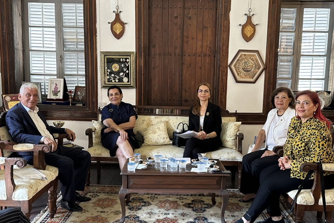 Özçınar ve Uluslararası Inner Wheel 222’nci Bölge Alasia Başkanı çevreyi görüştü