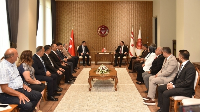 Öztürkler Türkiye Harp Malülü Gaziler, Şehit, Dul ve Yetimler Derneği heyetini kabul etti