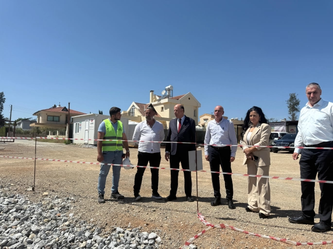 Sağlık Bakanı Dinçyürek, Devlet Laboratuvarı inşaatında incelemelerde bulundu