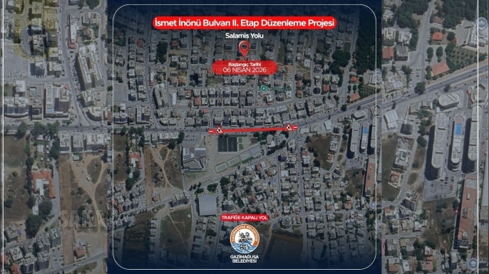 Sakarya Kavşağı ile Molto AVM arasındaki güzergâh bugün trafik akışına kapalı