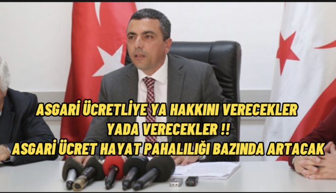 Serdaroğlu asgari ücretin hayat pahalılığı bazında artması için çaba sarf ediyor