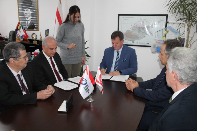 Sivil Havacılık Dairesi ile Girne Üniversitesi arasında protokol imzalandı