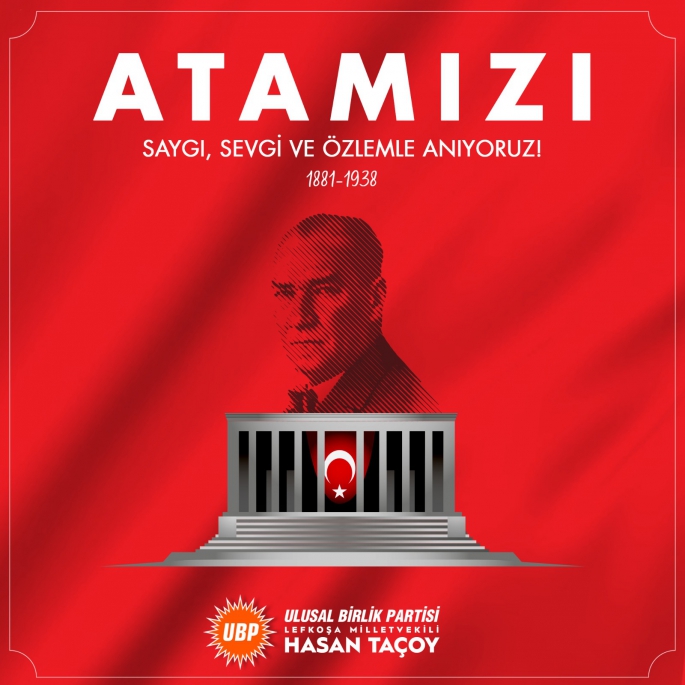 Taçoy’dan 10 Kasım mesajı…