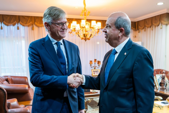 Tatar, BM Genel Sekreteri’nin Barış Operasyonlarından Sorumlu Yardımcısı Lacroix’yı kabul etti