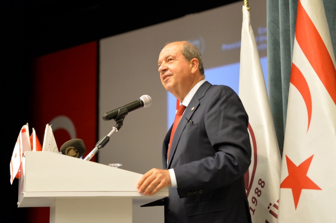 Tatar, UBP Kurultayı’nda konuştu