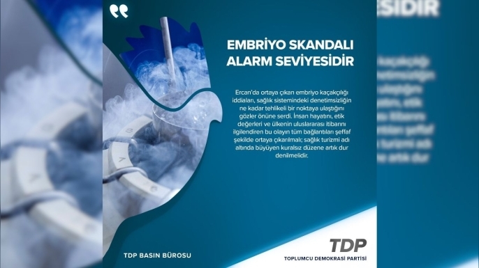 TDP Sağlık Komitesi: Bu olay örtbas edilemez