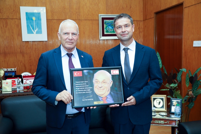 Töre, Abu Dabi Temsilciliği görevine atanan Umut Koldaş’ı kabul etti