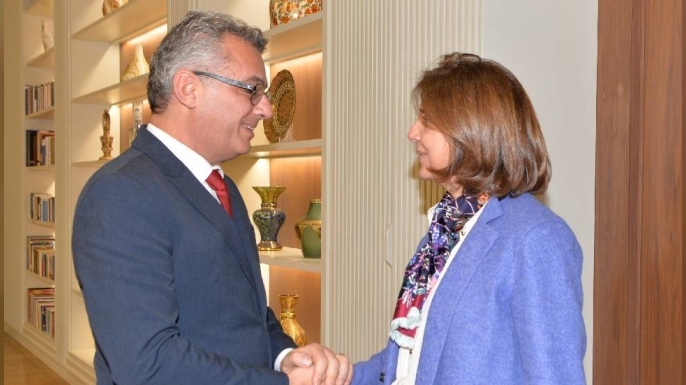 Tufan Erhürman bugün Maria Holguin ile görüşecek