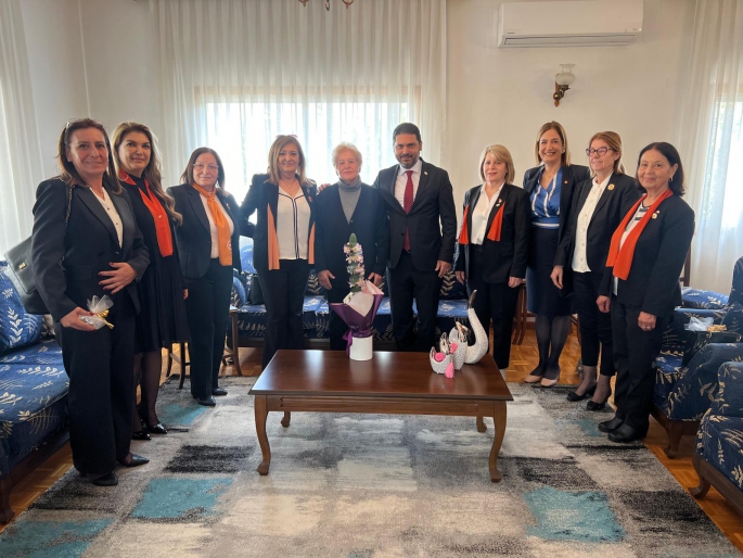 UBP Lefkoşa İlçe Başkanlığı Kadınlar Günü dolayısıyla ziyaretler başlattı