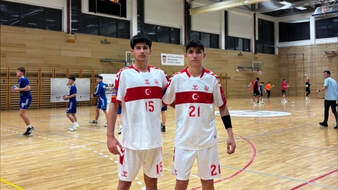 UKÜ’nün hentbolcuları İbrahim ve Abdullah Türkiye U-16 Milli Takımı’nda