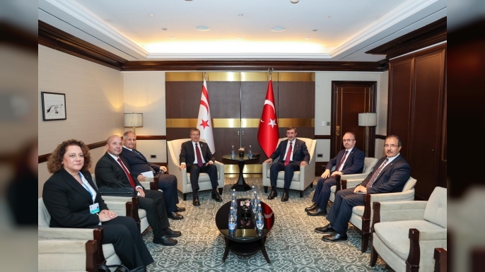 Üstel, Bakü'de Yılmaz ile görüşme gerçekleştirdi
