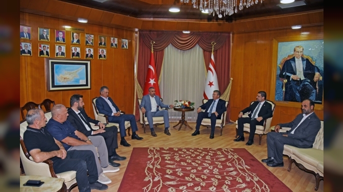Üstel, Serdaroğlu başkanlığındaki Federasyon heyetini kabul etti
