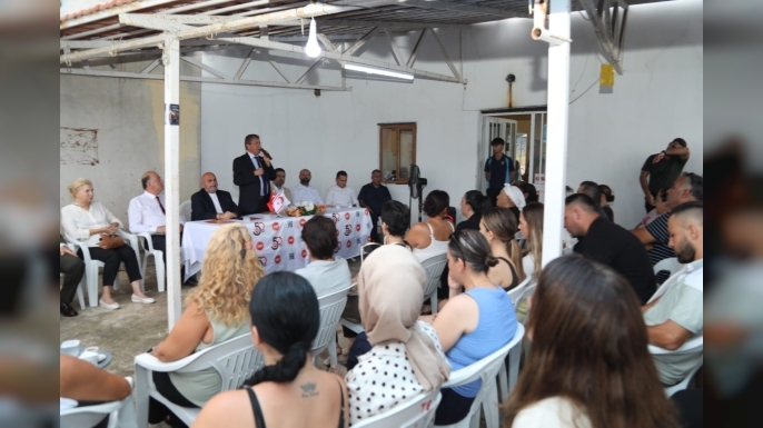 Üstel, Tatlısu’da sosyal konut projesinin yakında başlayacağını açıkladı